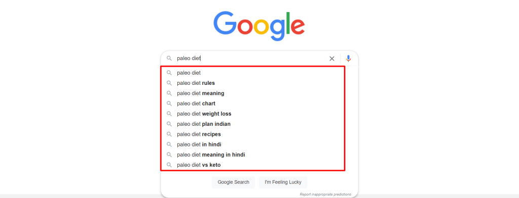 Google SEO Auto-suggest